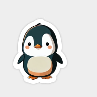Cute Kawaii Penguin Cartoon Sticker